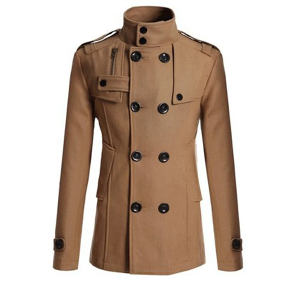 Stylish Comfy Fashion Hot New Breasted Jacket Coat Double Breasted FOR Autumn Lapel Neck Long Jacket Mens Outwear
Stylish Comfy Fashion Hot New Breasted Jacket Coat Double Breasted FOR Autumn Lapel Neck Long Jacket Mens Outwear