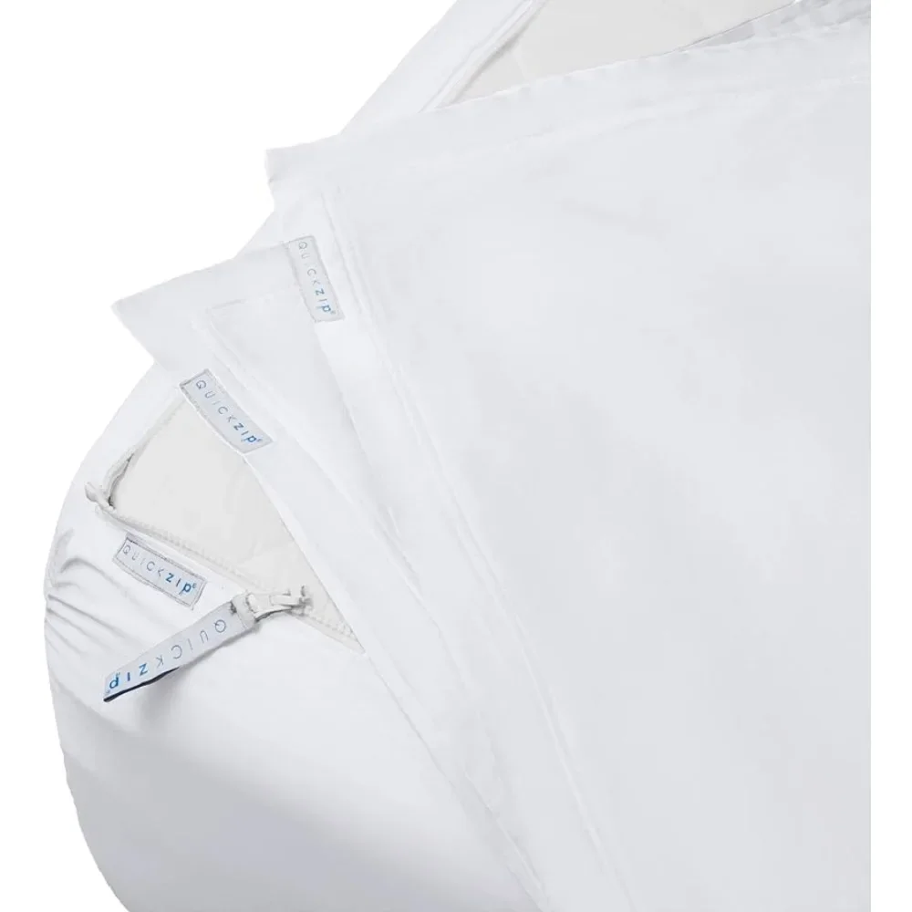 

Spare Bundle: 1 Fitted Sheet (Base + Zip Sheet) & 1 Zip Sheet - Easy to Change Bed Linen Comforter Sets Home Textile