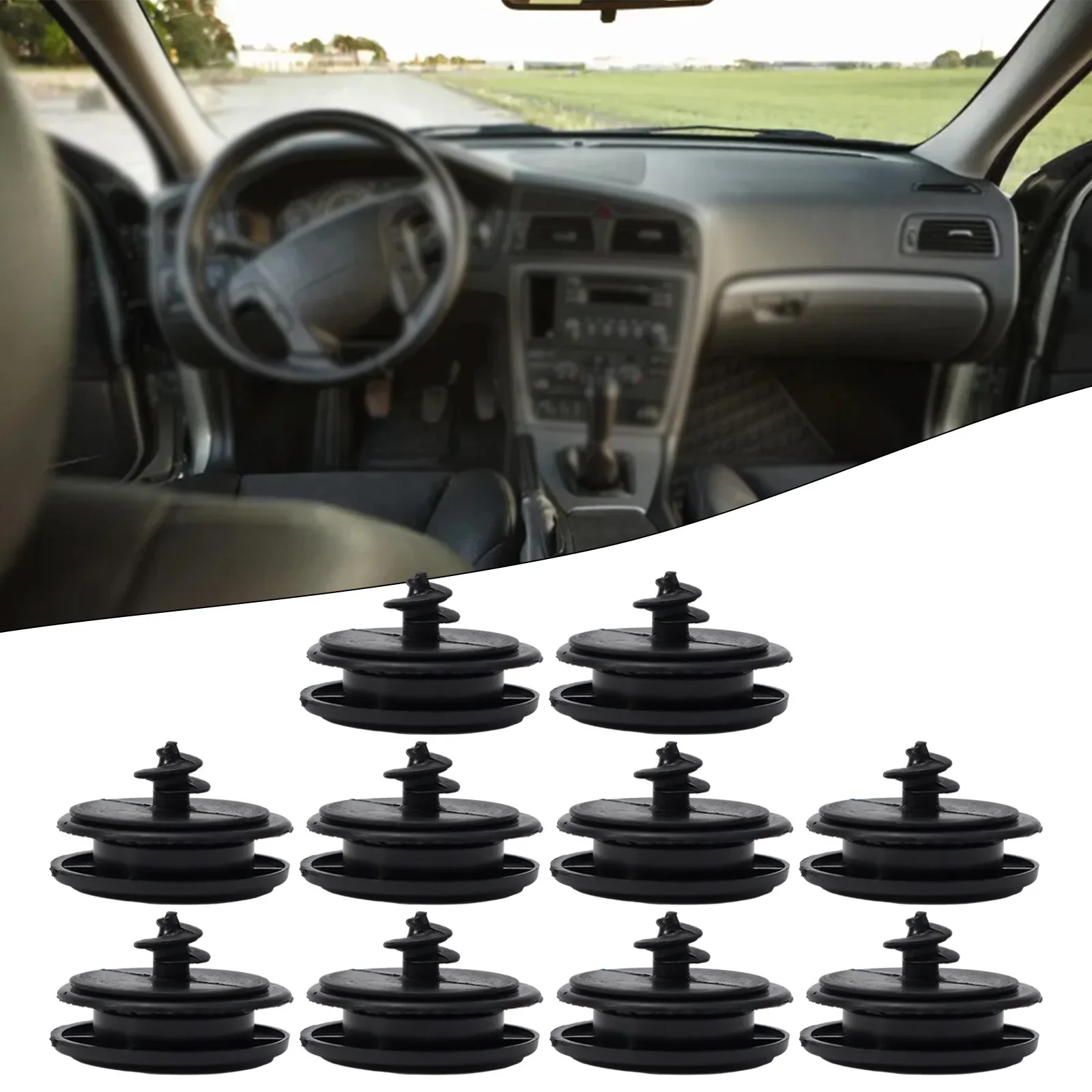 10Sets Universal Black Car Floor Mat Clips Durable And Practical Retainer Fixing Holders Grips For Auto Trim Panel Retainer
10Sets Universal Black Car Floor Mat Clips Durable And Practical Retainer Fixing Holders Grips For Auto Trim Panel Retainer