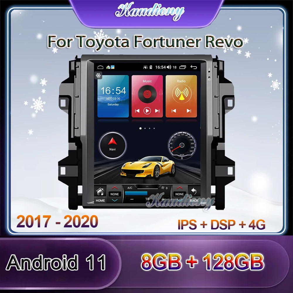 Kaudiony Tesla Style Android 11 Car Radio For Toyota Fortuner Car DVD Multimedia Player Auto GPS Navigation 4G Stereo 2016-2020 
Kaudiony Tesla Style Android 11 Car Radio For Toyota Fortuner Car DVD Multimedia Player Auto GPS Navigation 4G Stereo 2016-2020