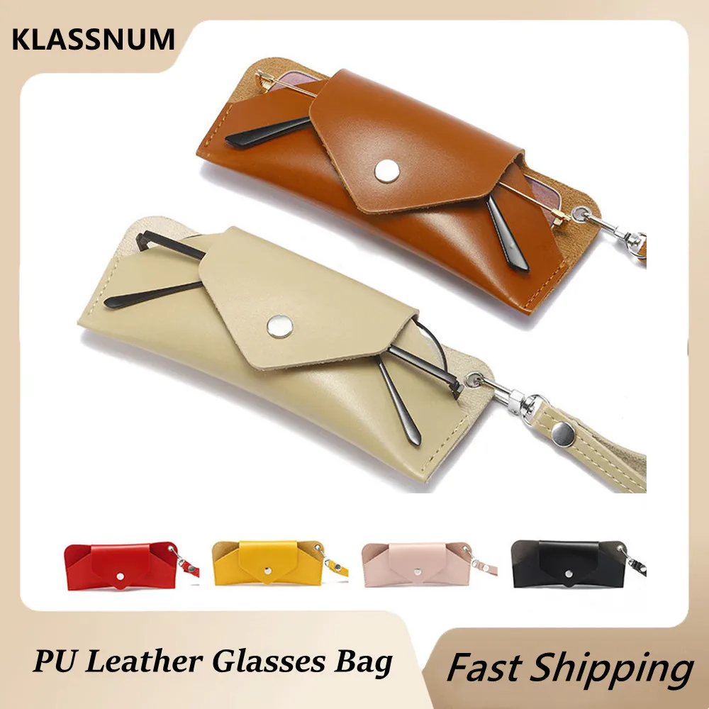 PU Leather Handmade Glasses Bag with Hanging Lanyard Sunglasses Case Portable Simple Hanging Wrist Eye Glasses Storage Box
PU Leather Handmade Glasses Bag with Hanging Lanyard Sunglasses Case Portable Simple Hanging Wrist Eye Glasses Storage Box