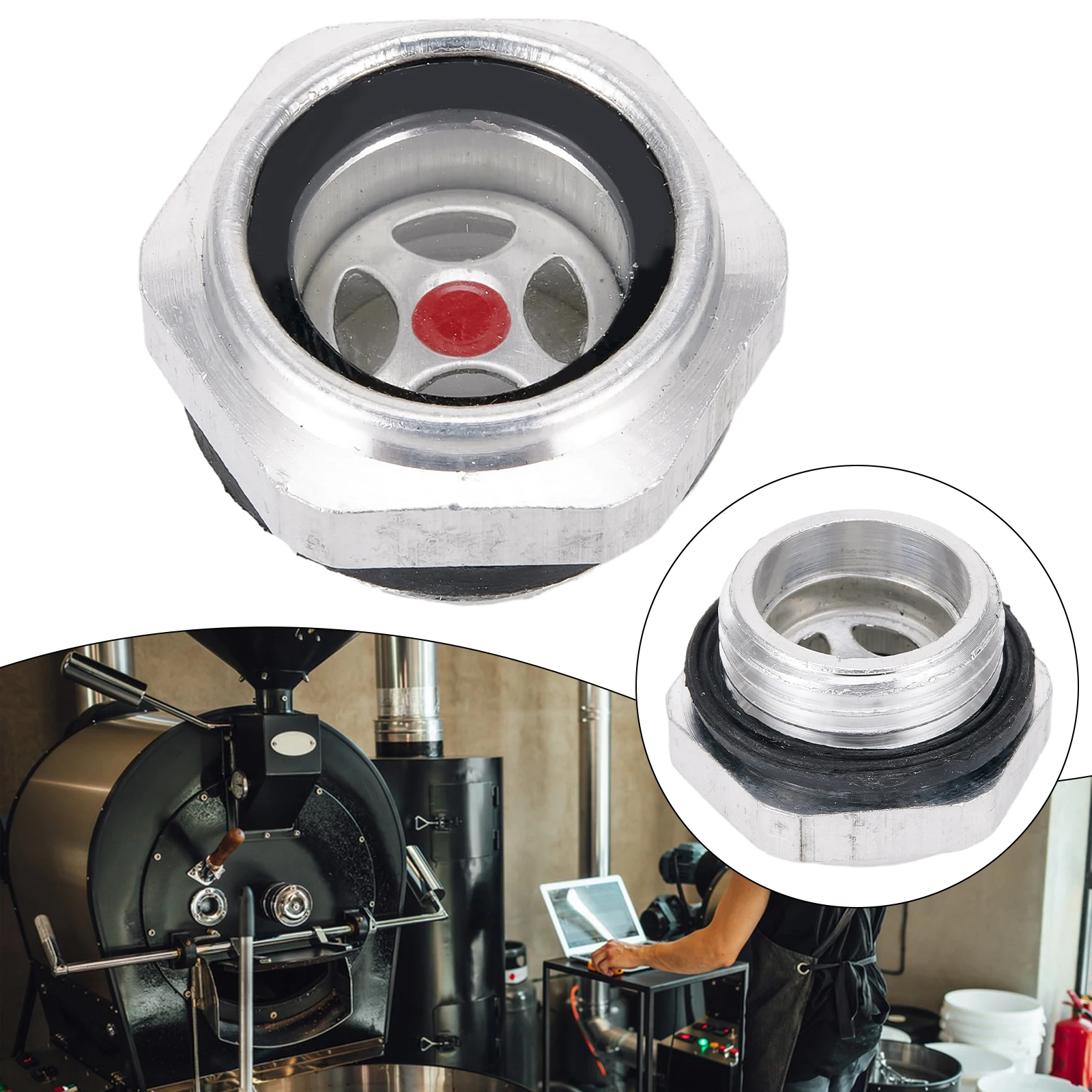 Oil Level Inspection Tool for Air Compressor Tempered Glass Accurate Reading Prolonged Durability Inner Hex Designed for Ease
Oil Level Inspection Tool for Air Compressor Tempered Glass Accurate Reading Prolonged Durability Inner Hex Designed for Ease