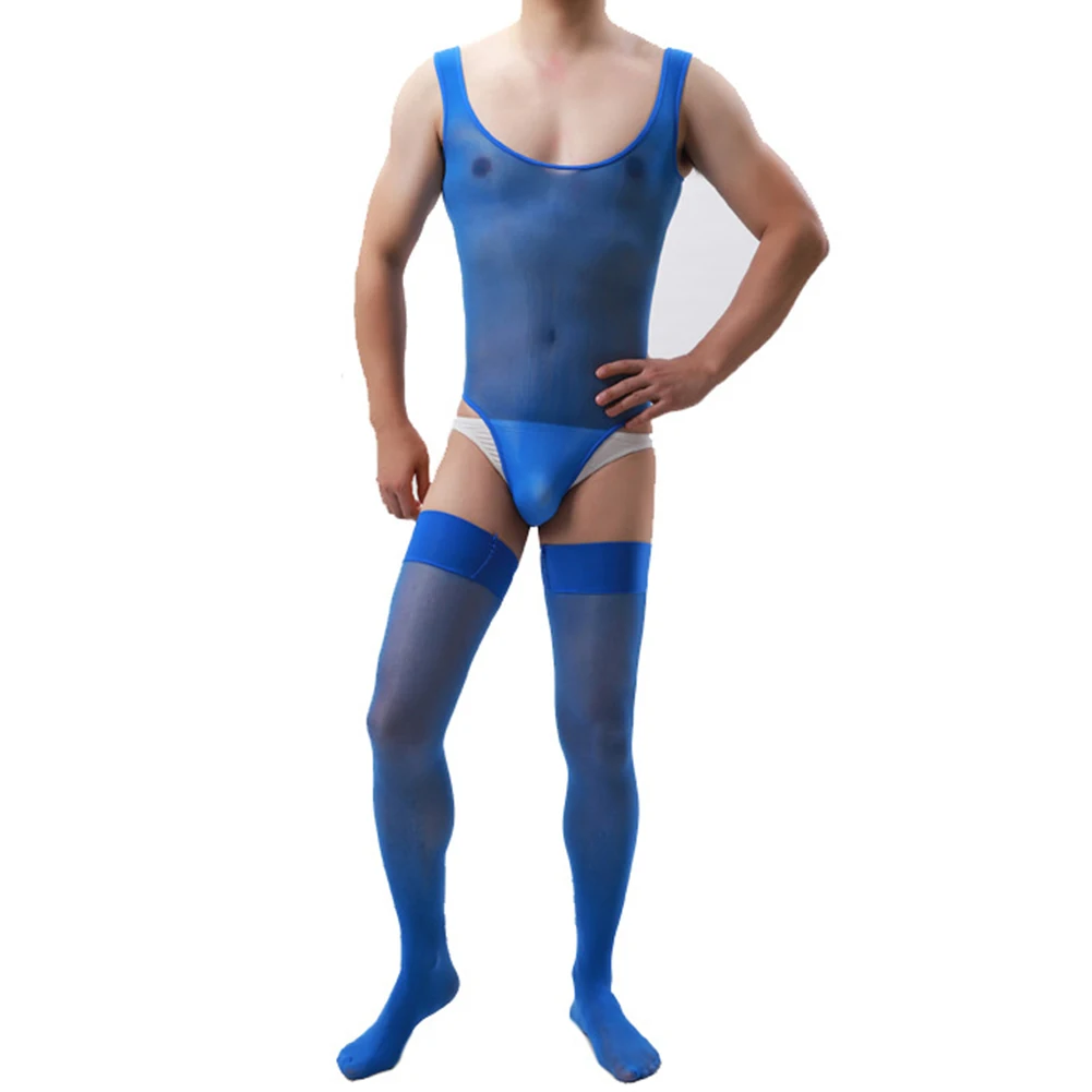 1pc Sexy Men's Leotard Stockings See Through Mesh Bodysuit Bulge Pouch Underwear Man Socks Lingerie Nightwear
1pc Sexy Men's Leotard Stockings See Through Mesh Bodysuit Bulge Pouch Underwear Man Socks Lingerie Nightwear