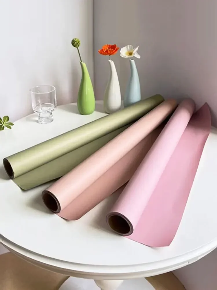

Матовая двухцветная Цветочная бумага, водонепроницаемая фотобумага, материалы ручной работы «сделай сам» для цветочного искусства в цветочных магазинах