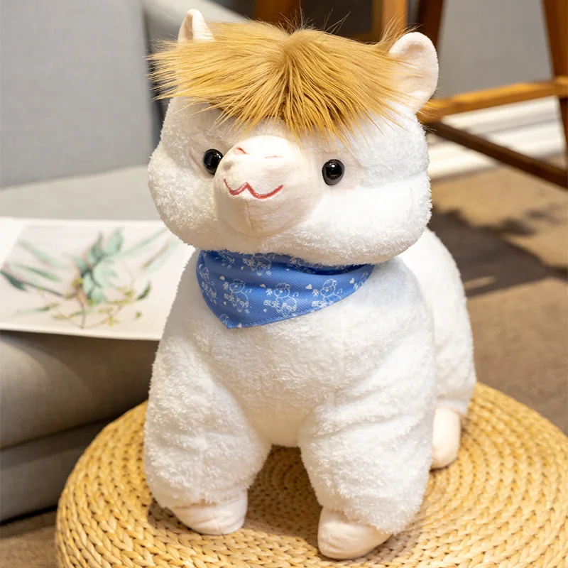 

Милая плюшевая игрушка Альпака 25/45 см, мягкая кукла-животное со сменной прической, милые подарки на день рождения для детей и девочек
