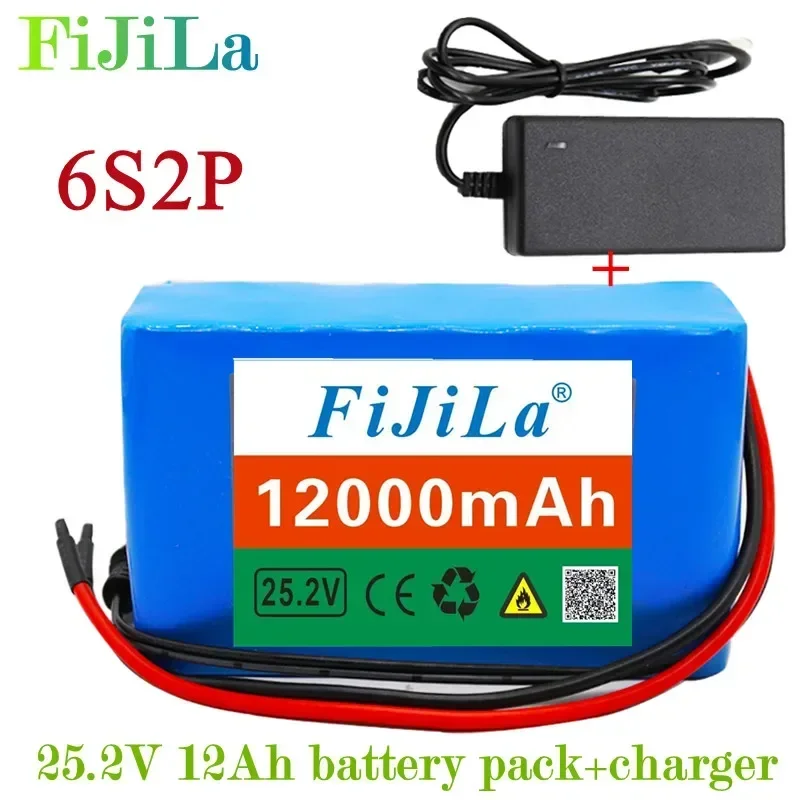 6s2p 24V 12.0Ah 18650 lithium-ion battery pack 25.2v 12000mAh electric bicycle moped lithium-ion battery pack with BMS + charger
6s2p 24V 12.0Ah 18650 lithium-ion battery pack 25.2v 12000mAh electric bicycle moped lithium-ion battery pack with BMS + charger