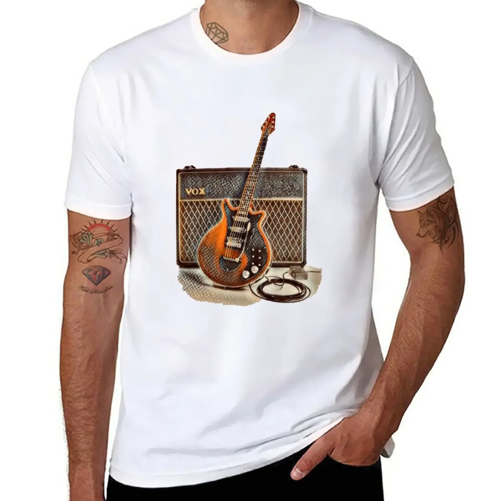 

Red Special and Amp T-Shirt customizeds customs design your own Short sleeve tee sweat shirts, men