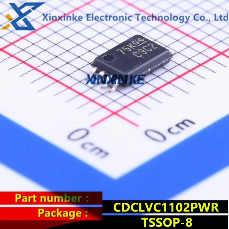 CDCLVC1102PWR TSSOP-8 Clock Buffer Low Jitter CMOS Fan-out Clock Buffer Brand New Original
CDCLVC1102PWR TSSOP-8 Clock Buffer Low Jitter CMOS Fan-out Clock Buffer Brand New Original