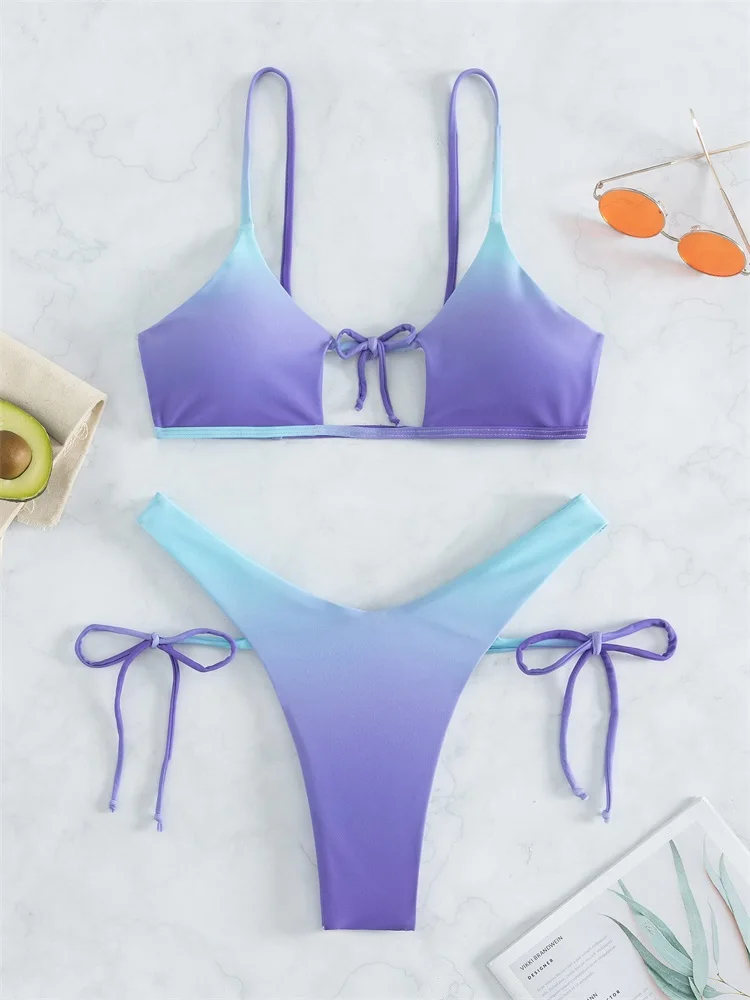 Miyouj String Swimwear Women Bandage Bikini Sexy Swimsuit Cut Out