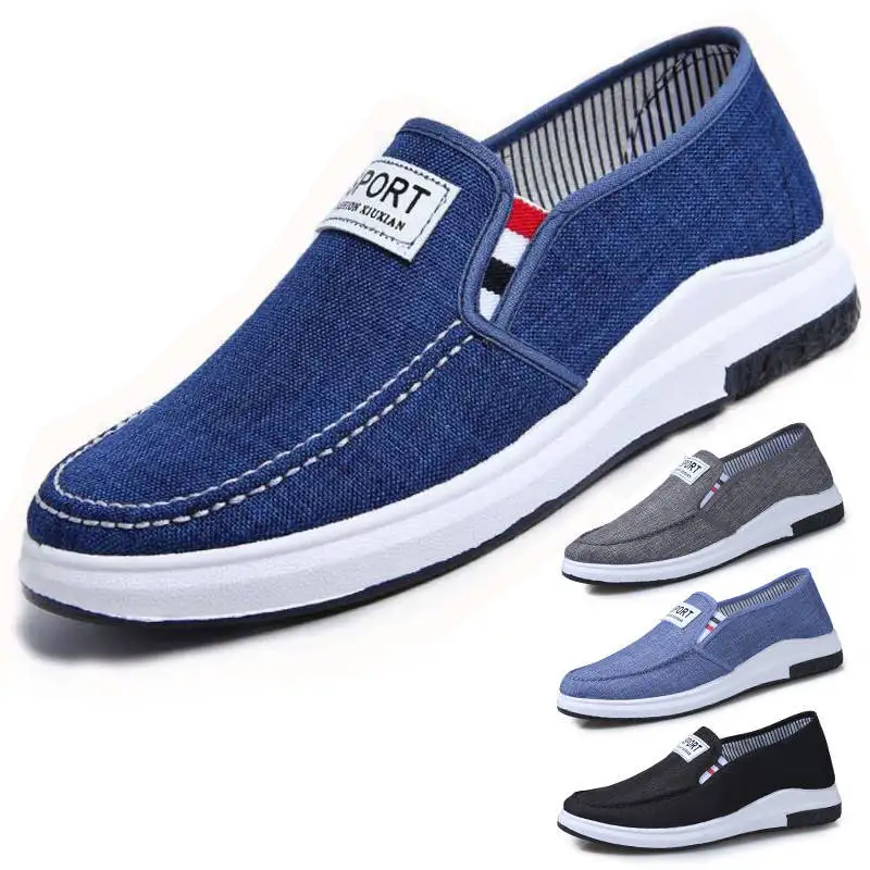 Fashion Men Canvas Shoes Lightweight Flats Casual Shoes Outdoor Slip on Walking Shoes Breathable Men Sneakers Zapatillas Hombre
Fashion Men Canvas Shoes Lightweight Flats Casual Shoes Outdoor Slip on Walking Shoes Breathable Men Sneakers Zapatillas Hombre