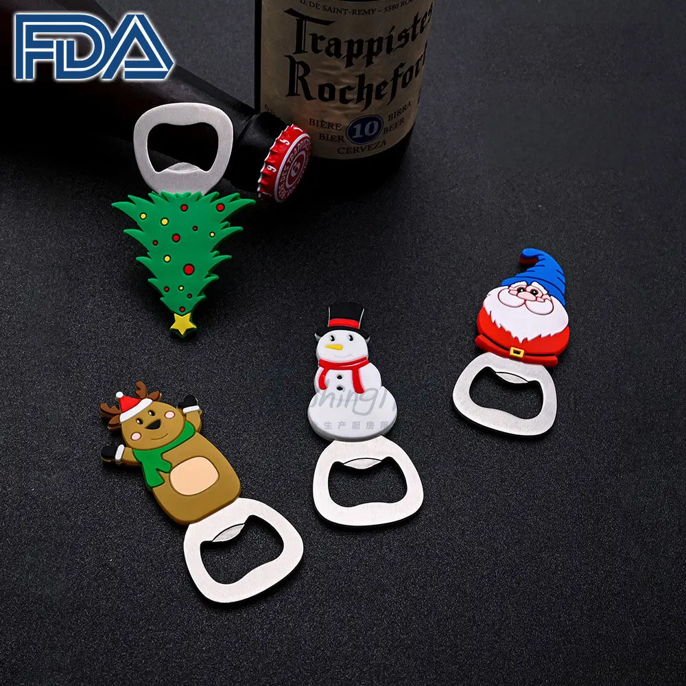 Christmas Can Opener Bottle Opener Stainless Steel Beer Starter Multifunctional Silicone Refrigerator Magnet Kitchen Gadget Tool
Christmas Can Opener Bottle Opener Stainless Steel Beer Starter Multifunctional Silicone Refrigerator Magnet Kitchen Gadget Tool