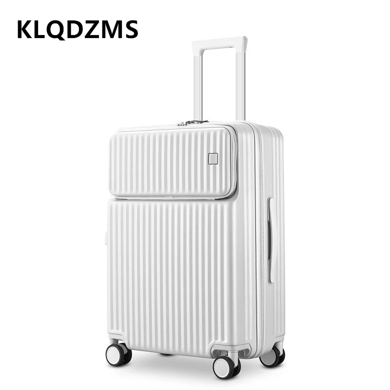 KLQDZMS Laptop Luggage Front Opening ABS+PC Boarding Case 20"22"24"26 Inch Aluminum Frame Trolley Case with Wheels Suitcase
KLQDZMS Laptop Luggage Front Opening ABS+PC Boarding Case 20"22"24"26 Inch Aluminum Frame Trolley Case with Wheels Suitcase