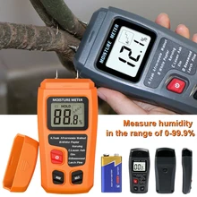 Wood Moisture Meter Hygrometer Timber Damp Detector Tree Density Digital Wood Humidity Tester High Quality
Wood Moisture Meter Hygrometer Timber Damp Detector Tree Density Digital Wood Humidity Tester High Quality
