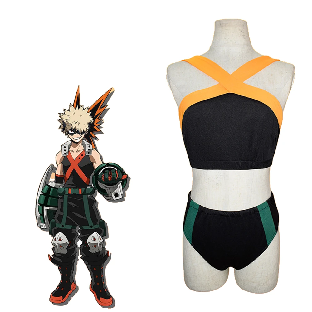 My Hero Academia Bakugou Katsuki Halloween Cosplay Anime Game 2D Swimsuit School Uniform Suit Women
My Hero Academia Bakugou Katsuki Halloween Cosplay Anime Game 2D Swimsuit School Uniform Suit Women