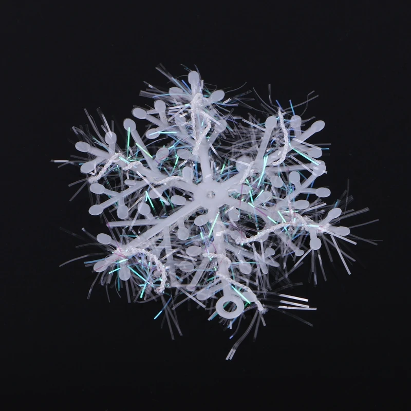 

Christmas Snowflake Ornaments 6 Pcs Xmas Tree Decor Outdoor Garden Yard Patio DropShip