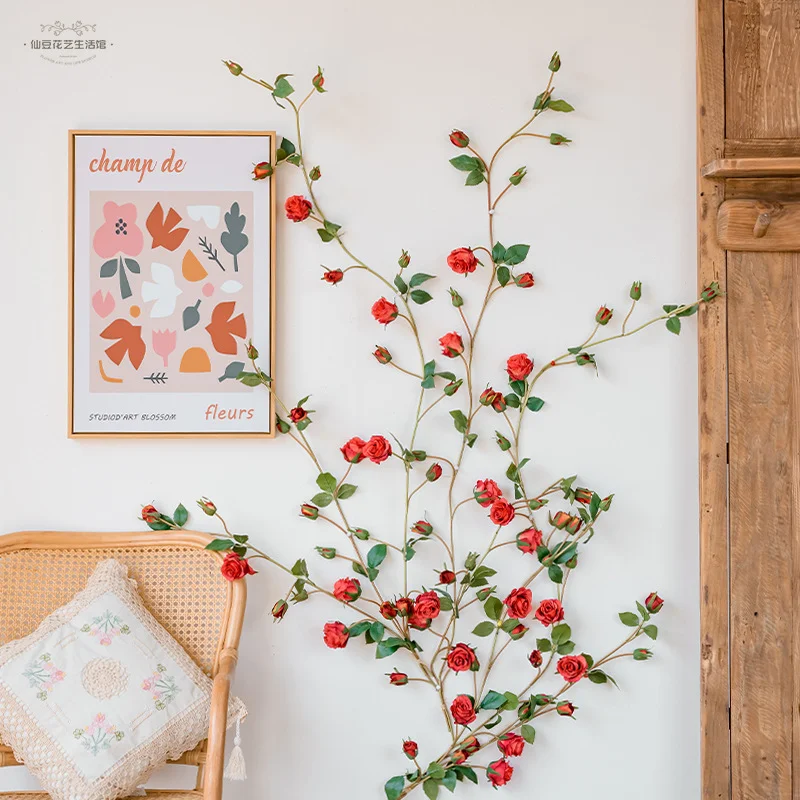 1.4M Fresh Simulation Flower Rose Vine 30 Branches Simulation Vine Wall Hanging Garden Home Decor Props Artificial Plants
1.4M Fresh Simulation Flower Rose Vine 30 Branches Simulation Vine Wall Hanging Garden Home Decor Props Artificial Plants