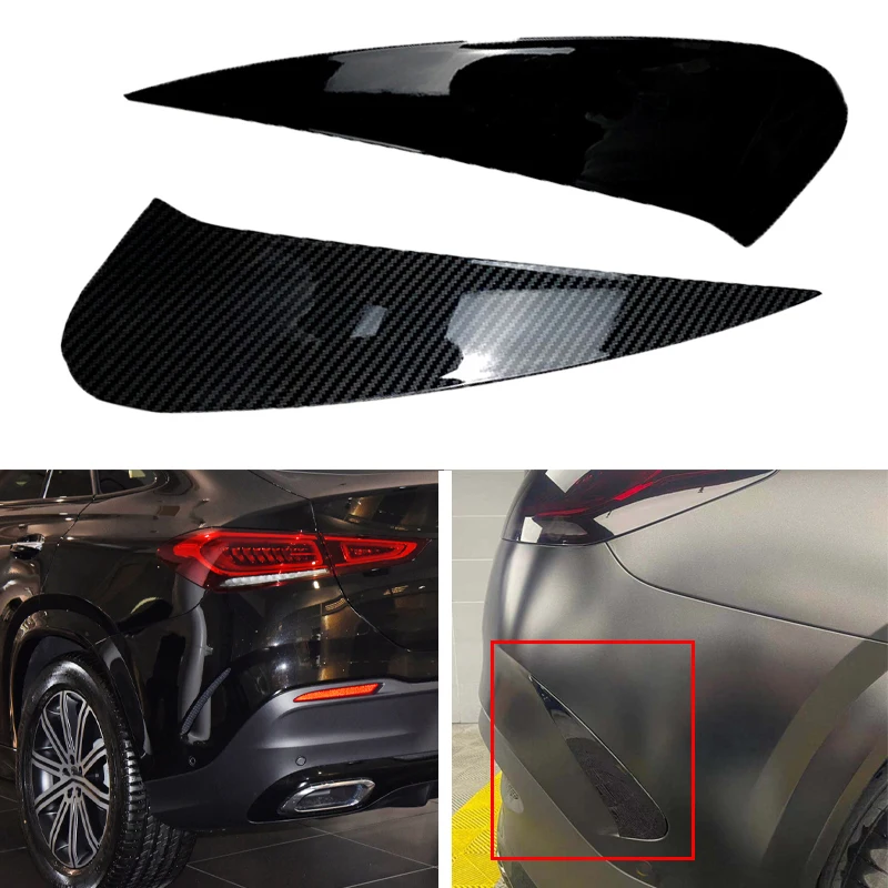 ABS Glossy Car Rear Bumper Side Splitter Spoiler Strip Cover Air Vent Trim For Mercedes Benz GLE Coupe C167 GLE350 GLE450 2020+ 
ABS Glossy Car Rear Bumper Side Splitter Spoiler Strip Cover Air Vent Trim For Mercedes Benz GLE Coupe C167 GLE350 GLE450 2020+