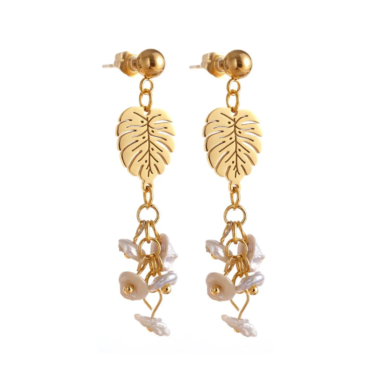 Earrings Dangle for Women Girl Gold Color Drop Beaded Dainty Cute Leaf Charm Fashion Jewelry
Earrings Dangle for Women Girl Gold Color Drop Beaded Dainty Cute Leaf Charm Fashion Jewelry