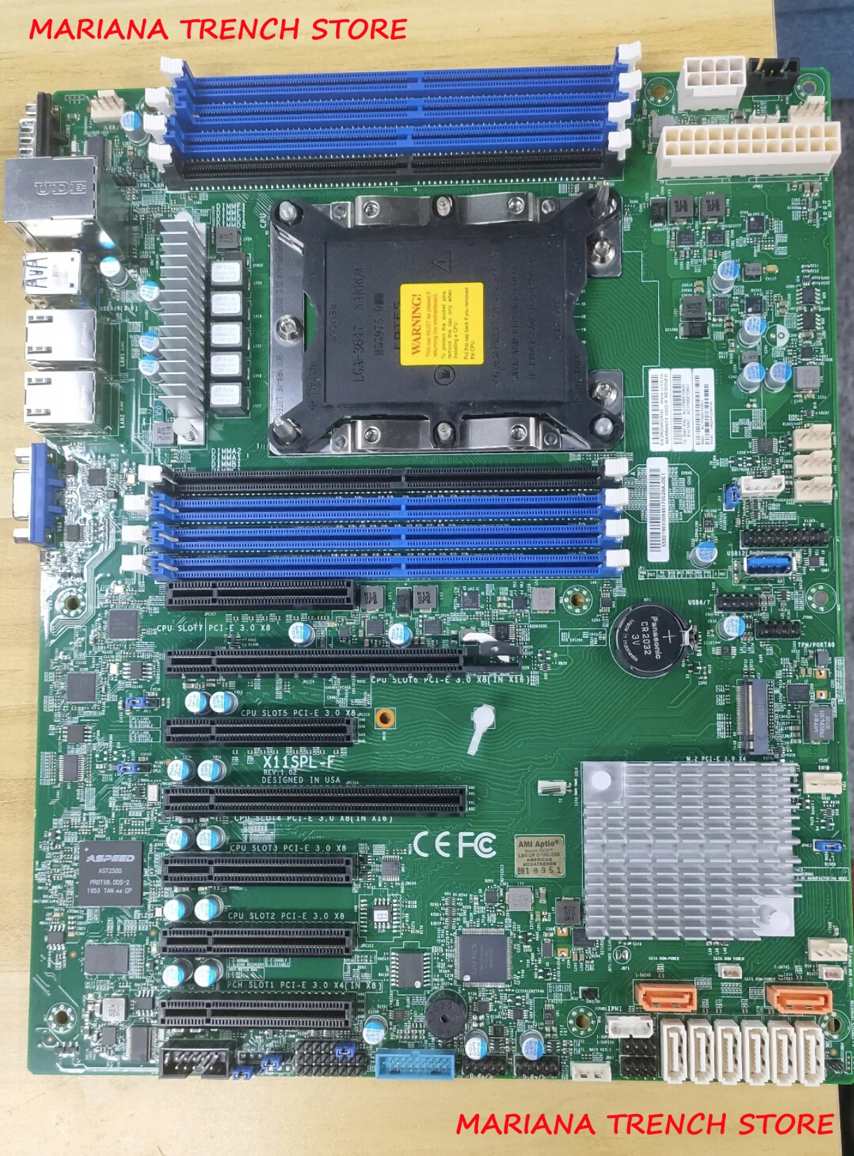 

X11SPL-F for Supermicro Single Socket LGA-3647 (Socket P) Motherboard Xeon Scalable Processors DDR4 GbE LAN Port SATA3 (6Gbps)