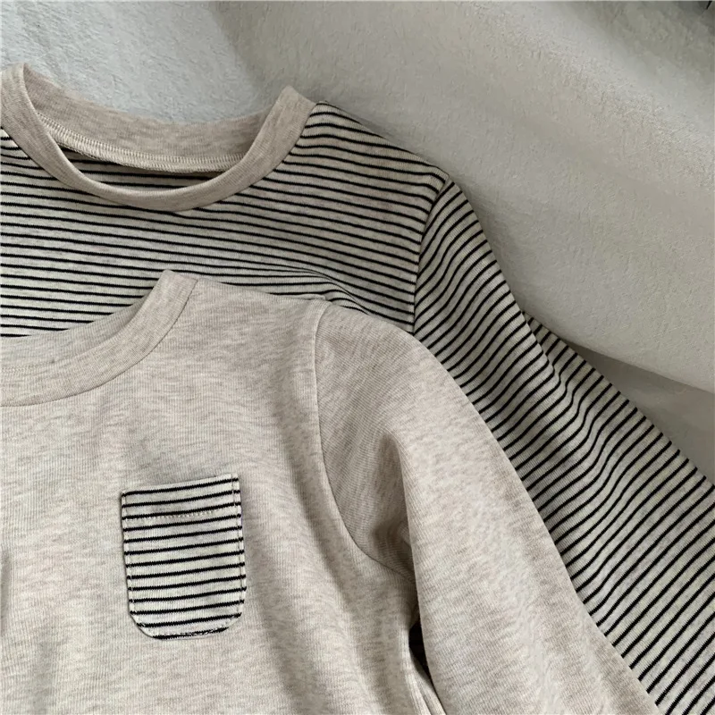 2025 Autumn New Baby Long Sleeve T Shirts Boys Girls Striped Casual Tops Toddler Loose Versatile Bottoming Shirt Kids Clothes 14 S85869443a3564811bc74c68b043e7fd9o