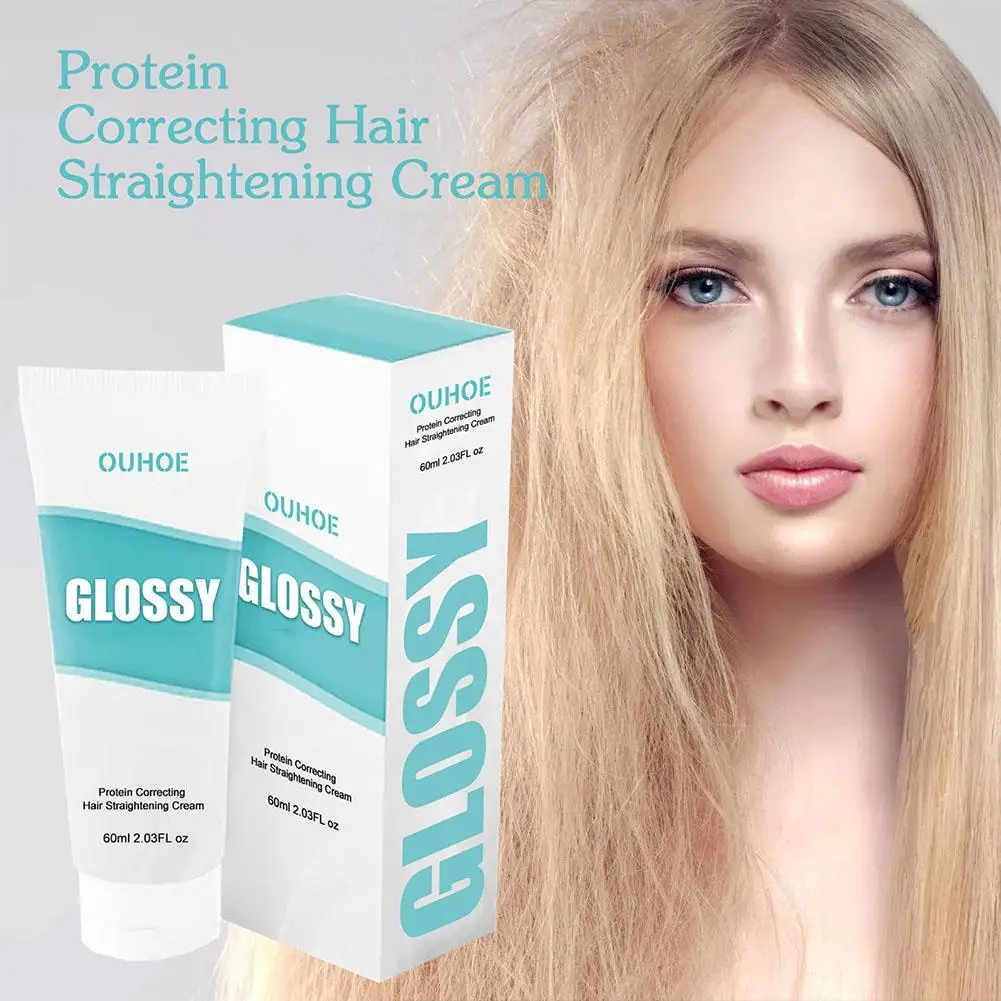

1pcs Keratin Hair Straightening Cream Professional Damaged Treatment Faster Smoothing Curly Hair Care Protein Correction Cream
