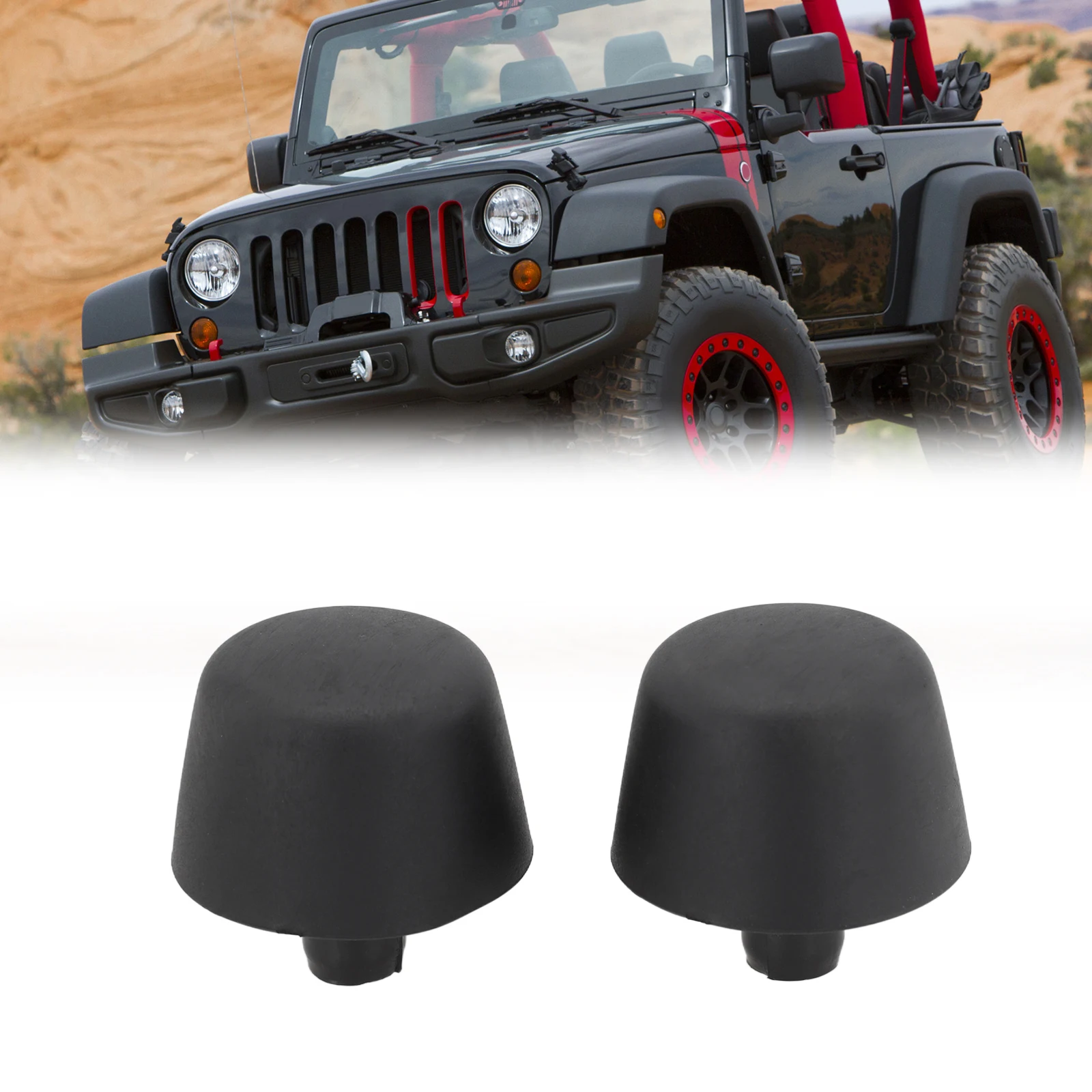 Brand New STOPPERS BUMPER CUSHION HOOD Exterior For JEEP Not Universal Fitment RUBBER 2 Pieces Car Truck Parts
Brand New STOPPERS BUMPER CUSHION HOOD Exterior For JEEP Not Universal Fitment RUBBER 2 Pieces Car Truck Parts
