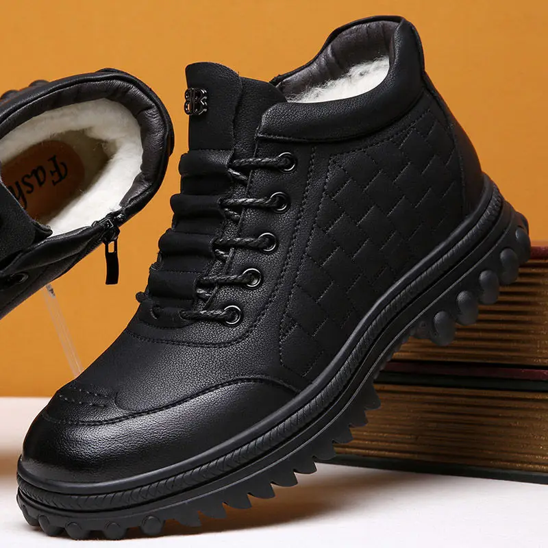 2024 Winter Plush and Thicken Leather Leisure Shoes for Men Sneakers Keep Warm High Top Snow Boots Non-slip Cotton T108
2024 Winter Plush and Thicken Leather Leisure Shoes for Men Sneakers Keep Warm High Top Snow Boots Non-slip Cotton T108