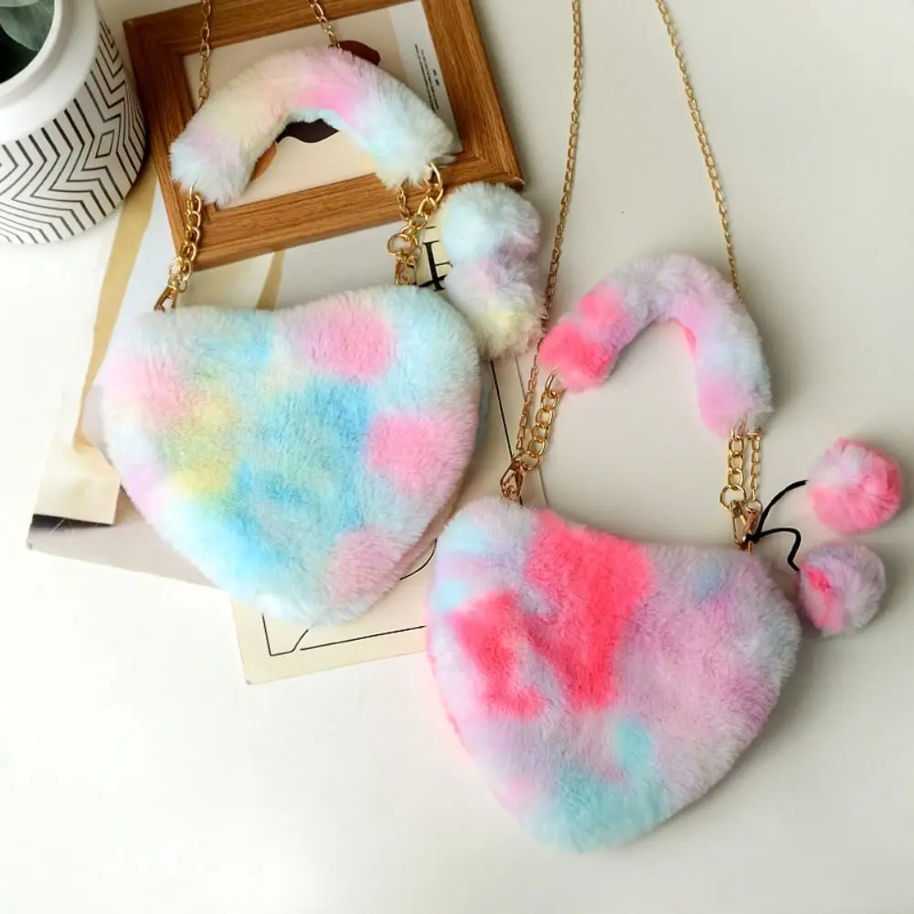 Luxury Faux Fur Heart-shaped Women Small Handbags Fluffy Plush Ladies Chain Shoulder Bag Fashion Female Furry Daily Clutch Purse
Luxury Faux Fur Heart-shaped Women Small Handbags Fluffy Plush Ladies Chain Shoulder Bag Fashion Female Furry Daily Clutch Purse