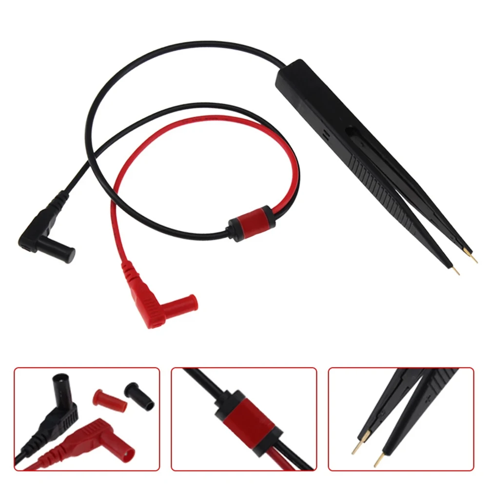 Clip Test Pen SMD Multimeter Probe Tweezers Patch For Capacitance Inductance Resistor Chip Components Multi-Use Electric Tool
Clip Test Pen SMD Multimeter Probe Tweezers Patch For Capacitance Inductance Resistor Chip Components Multi-Use Electric Tool
