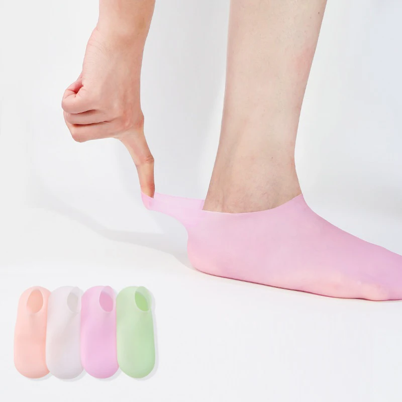 Spa Silicone Socks Moisturizing Gel Socks Exfoliating And Preventing Dryness Cracked Dead Skin Remove Protector Foot Tools
Spa Silicone Socks Moisturizing Gel Socks Exfoliating And Preventing Dryness Cracked Dead Skin Remove Protector Foot Tools
