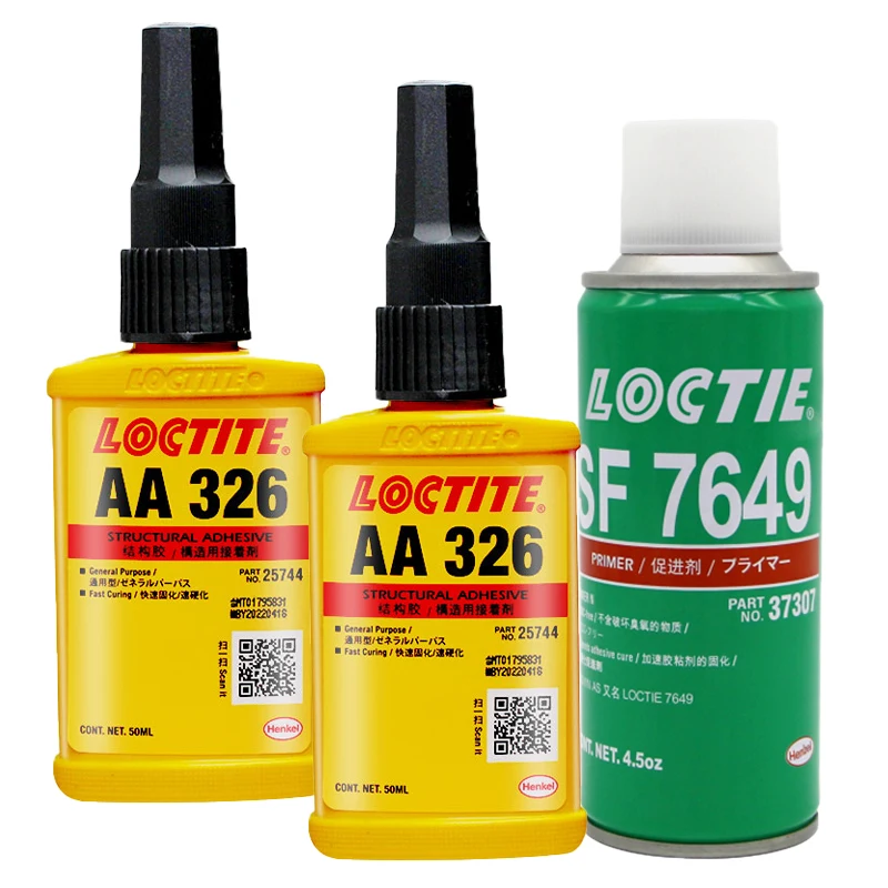 50ml Loctite AA326 326 Structural Adhesive Glass Motor Magnetic Automobile Rearview Mirror Bonding Glue 4.5oz SF7649 Promoter
50ml Loctite AA326 326 Structural Adhesive Glass Motor Magnetic Automobile Rearview Mirror Bonding Glue 4.5oz SF7649 Promoter
