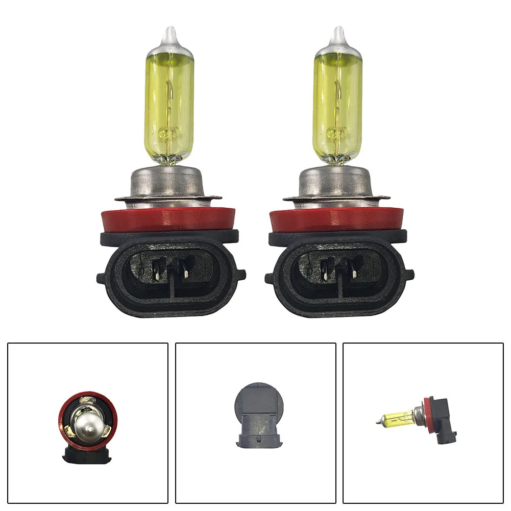 2pcs Universal H3 Halogen Bulb High Beam Headlight Yellow Daytime Running Light 100W 2000LM Headlights
2pcs Universal H3 Halogen Bulb High Beam Headlight Yellow Daytime Running Light 100W 2000LM Headlights