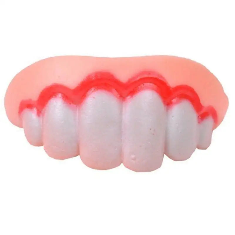 

Dog Toy Teeth Funny Fake Teeth For Dogs Easy To Clean Durable Funny Tear Resistant Stylish Universal Dentures For Dogs For Dog