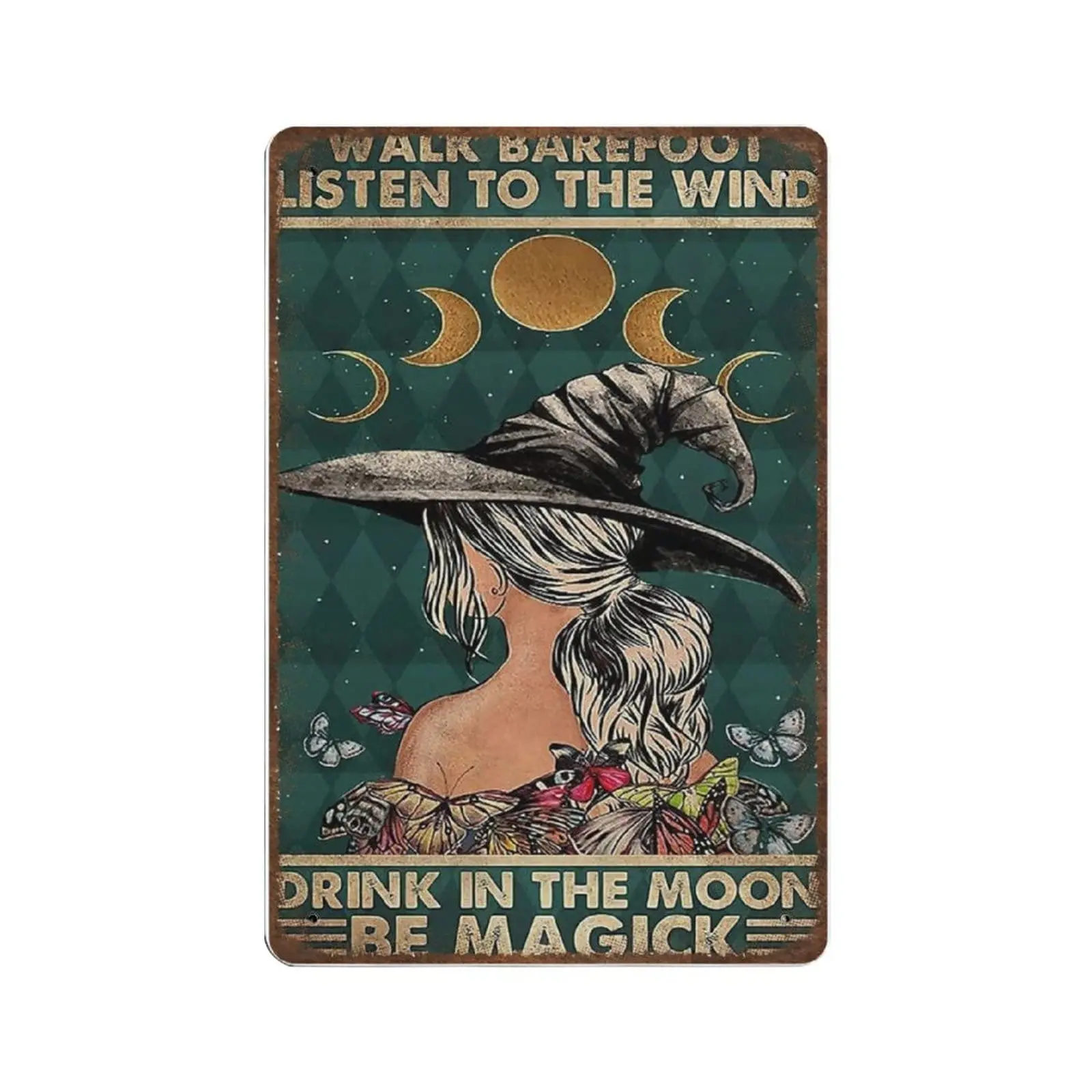 Vintage Metal Tin Sign Plaque,Listen to The Wind Drink in The Moon Tin Sign,Man cave Pub Club Cafe Home Decor Plate,Birthday Ann
Vintage Metal Tin Sign Plaque,Listen to The Wind Drink in The Moon Tin Sign,Man cave Pub Club Cafe Home Decor Plate,Birthday Ann