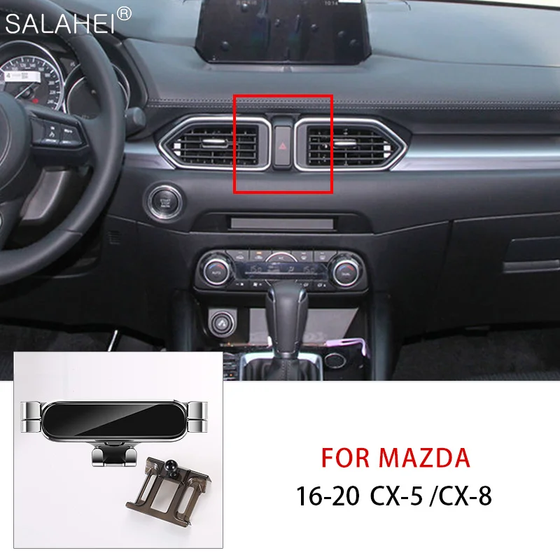 Gravity Car Mobile Phone Holder For Mazda CX-5 2017 2018 Air Vent Mount Stand GPS Support For Mazda CX5 2017-2021 CX8 2017-2020 
Gravity Car Mobile Phone Holder For Mazda CX-5 2017 2018 Air Vent Mount Stand GPS Support For Mazda CX5 2017-2021 CX8 2017-2020