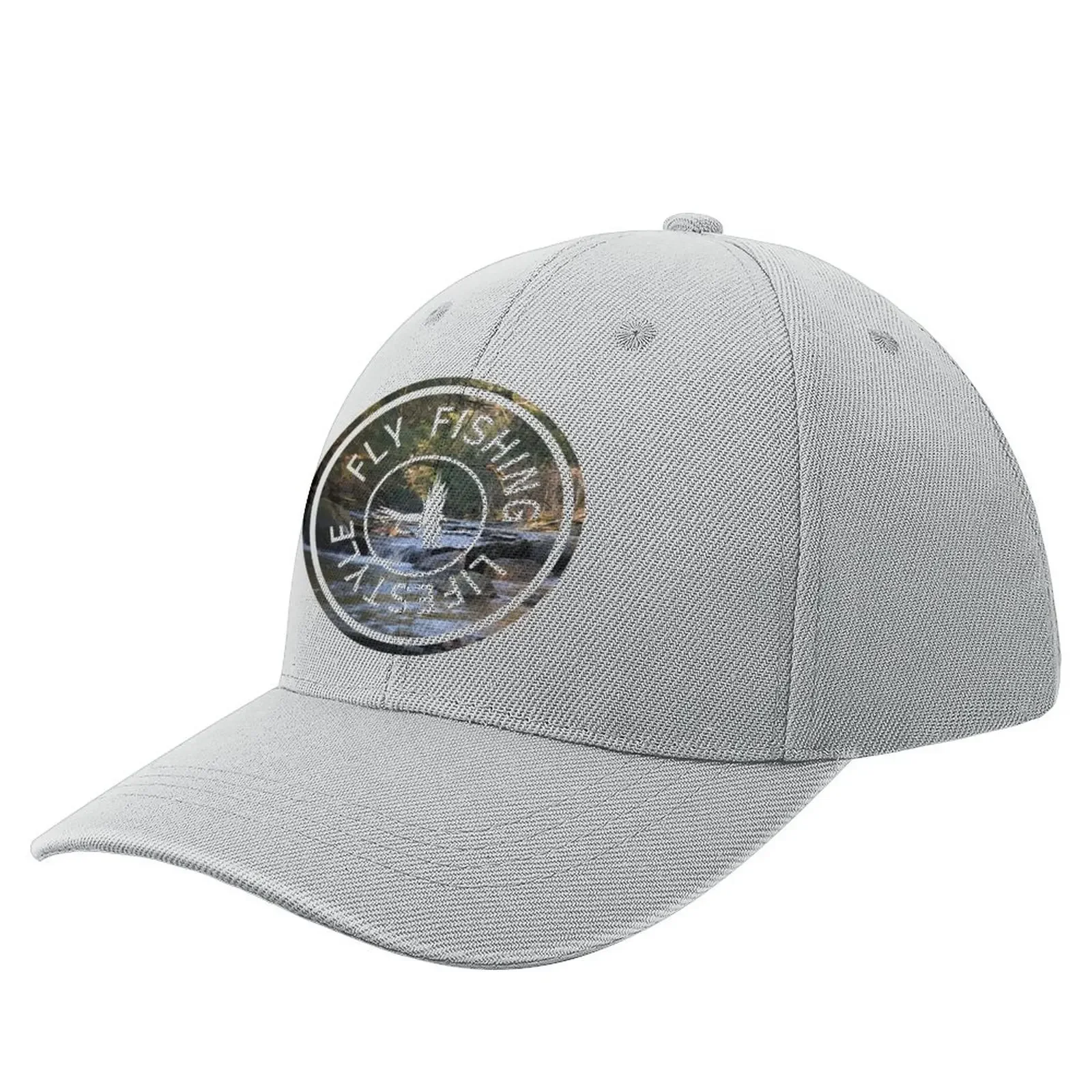 

Fly Fishing Lifestyle Stream Camo Graphic Baseball Cap fashionable Fluffy Hat Sun Cap hiking hat Cap Men'S Women'S