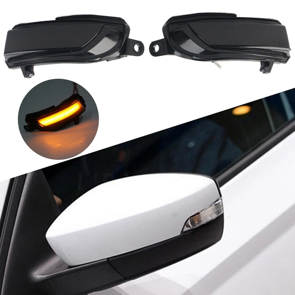 

2Pcs Side Wing Mirror Indicator Dynamic Turn Signal LED Light For Skoda Fabia 2014 2015 2016 2017 2018 2019 Rapid 2017-2020