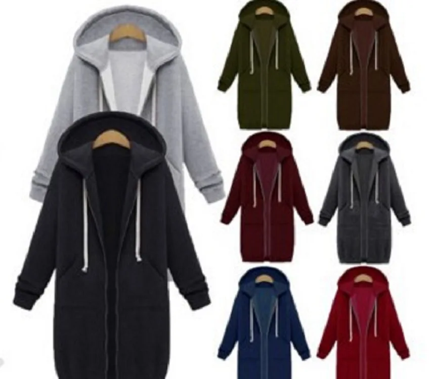 Women's autumn and winter woolen sweater Long jacket with plush medium length casual hooded sweater Women's cardigan
Women's autumn and winter woolen sweater Long jacket with plush medium length casual hooded sweater Women's cardigan