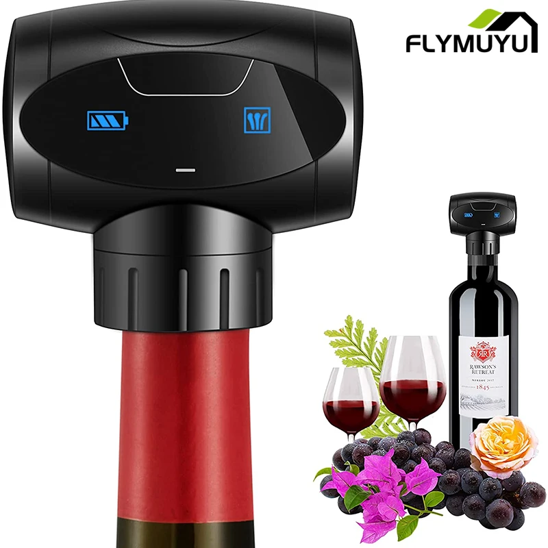 Electric Vacuum Wine Stopper Reusable Wine Vacuum Pump Wine Stopper Keep Fresh 7 Days Home Bar Tools Automatic Vacuum Wine Saver
Electric Vacuum Wine Stopper Reusable Wine Vacuum Pump Wine Stopper Keep Fresh 7 Days Home Bar Tools Automatic Vacuum Wine Saver