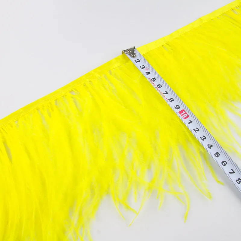 New 10Meters High Quality Ostrich Feather Trim Fringe Feather Ribbon 10-15CM/4-6Inch Width Sewing Crafts Costumes Decoration Diy
New 10Meters High Quality Ostrich Feather Trim Fringe Feather Ribbon 10-15CM/4-6Inch Width Sewing Crafts Costumes Decoration Diy