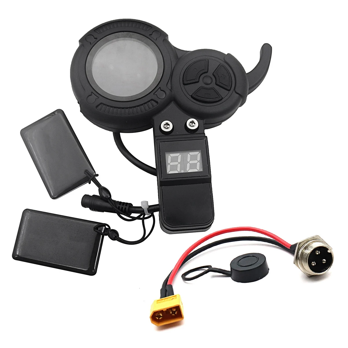 Electric Scooter LCD Display+XT60 Cable 36V-60V Throttle NFC Card for VSETT 8 8+ 9 9+ for ZERO 8 9 10 8X 10X Z8 PRO
Electric Scooter LCD Display+XT60 Cable 36V-60V Throttle NFC Card for VSETT 8 8+ 9 9+ for ZERO 8 9 10 8X 10X Z8 PRO