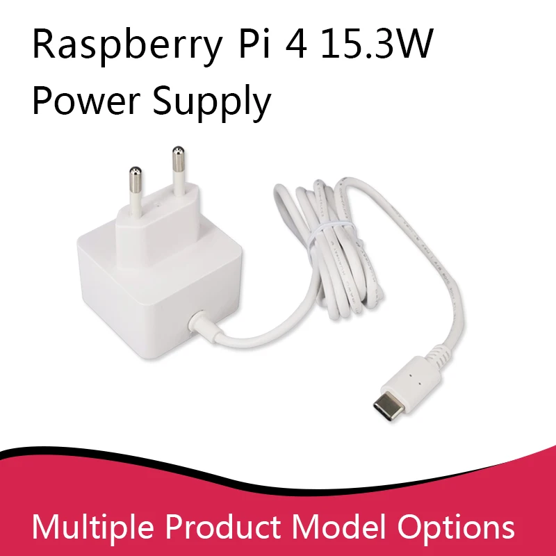 Официальный Оригинальный блок питания Raspberry Pi 15,3 Вт USB-C 5 в 3 А type-C для Raspberry Pi 4 Модель B
Официальный Оригинальный блок питания Raspberry Pi 15,3 Вт USB-C 5 в 3 А type-C для Raspberry Pi 4 Модель B
