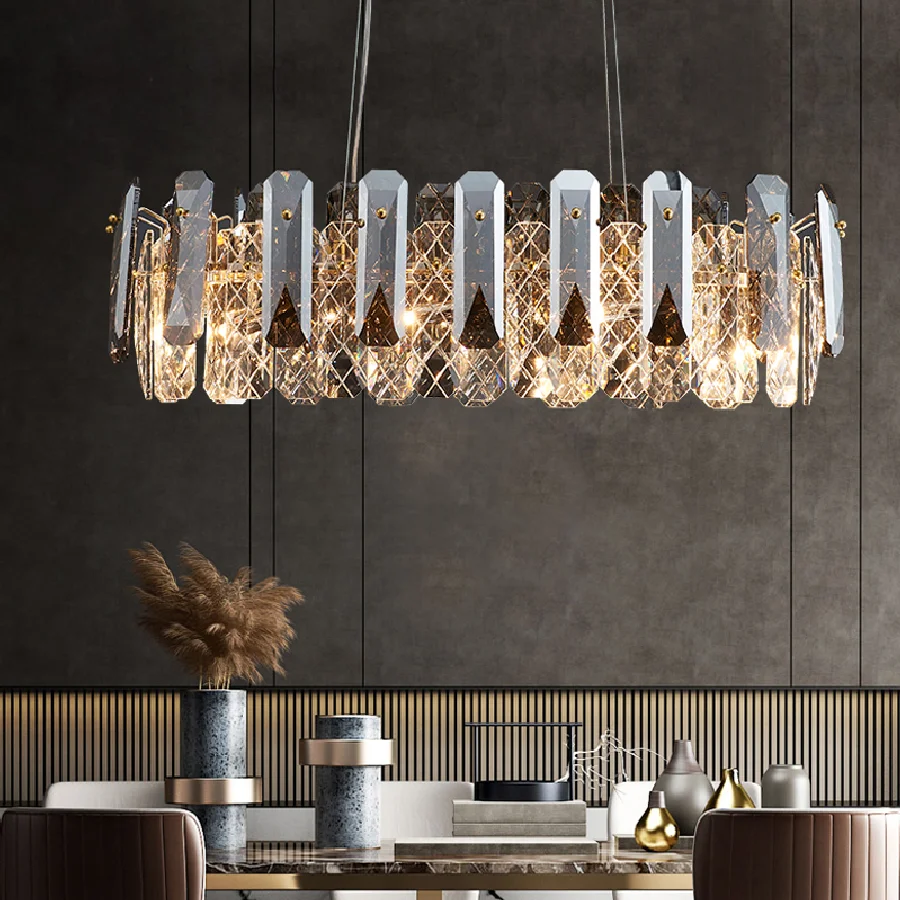 Dining Room Modern Luxury E14 Led Pendant Lights Lustre Oval Gold Metal Suspend Lamp Hanging Lights Droplight Lighting Fixtures
Dining Room Modern Luxury E14 Led Pendant Lights Lustre Oval Gold Metal Suspend Lamp Hanging Lights Droplight Lighting Fixtures