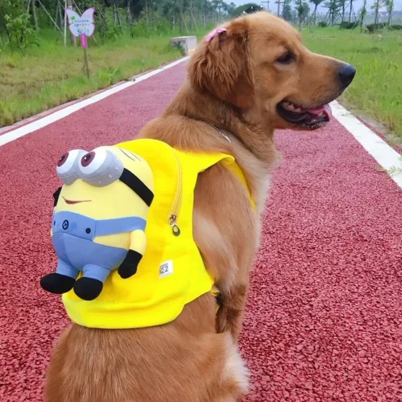 Hot Minions Movie Figures Cute Cartoon Pet Dog Plush Backpack Large Dog Go Out Backpack Fallow Anime Large-Capacity Bag Toy Gift
Hot Minions Movie Figures Cute Cartoon Pet Dog Plush Backpack Large Dog Go Out Backpack Fallow Anime Large-Capacity Bag Toy Gift
