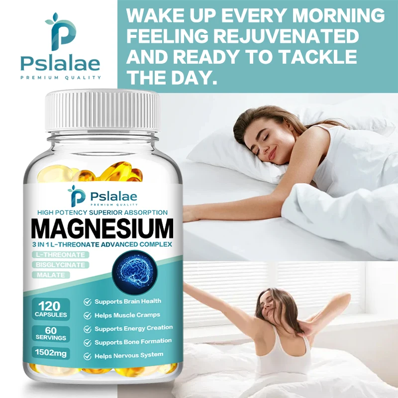 3-in-1 L-Magnesium Threonate Advanced Complex - for Brain Health, Better Sleep, and Stress Relief
3-in-1 L-Magnesium Threonate Advanced Complex - for Brain Health, Better Sleep, and Stress Relief
