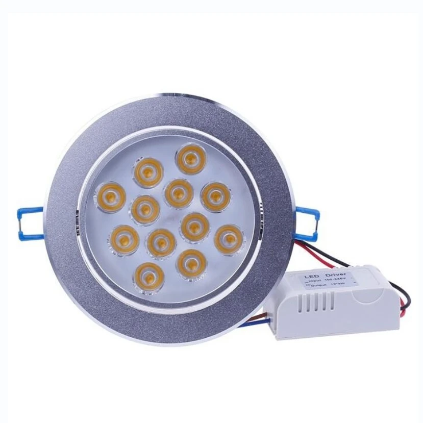 

85V-265V 3W 5W 7W 9W 12W LED Spotlight Bulb lamp Recessed Downlight Ceiling light + Driver For Kitchen Hallway lighting