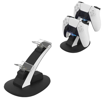 PS5 충전 도크 스탠드, PS5 듀얼 센스 컨트롤러 충전기, PS5 게임 액세서리에 적합 상품 이미지