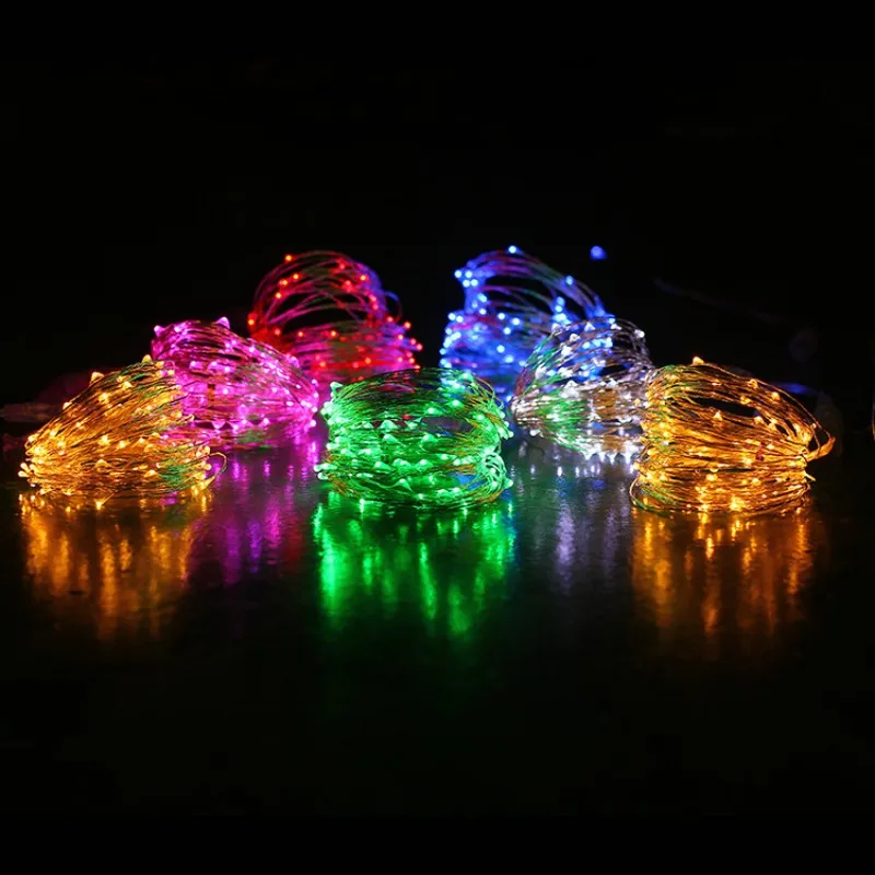 Battery Light Christmas Garland LED Copper Wire String Lights Wedding Party Decor Fairy Light for Indoor Xmas Tree Decoration
Battery Light Christmas Garland LED Copper Wire String Lights Wedding Party Decor Fairy Light for Indoor Xmas Tree Decoration