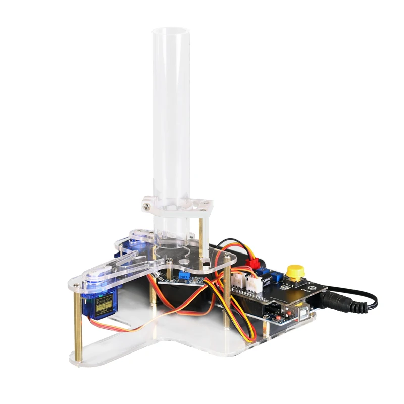 Black and White Chess Pieces Automatic Sorting Intelligent Education Robot for Arduino Open Source Hardware Maker DIY
Black and White Chess Pieces Automatic Sorting Intelligent Education Robot for Arduino Open Source Hardware Maker DIY