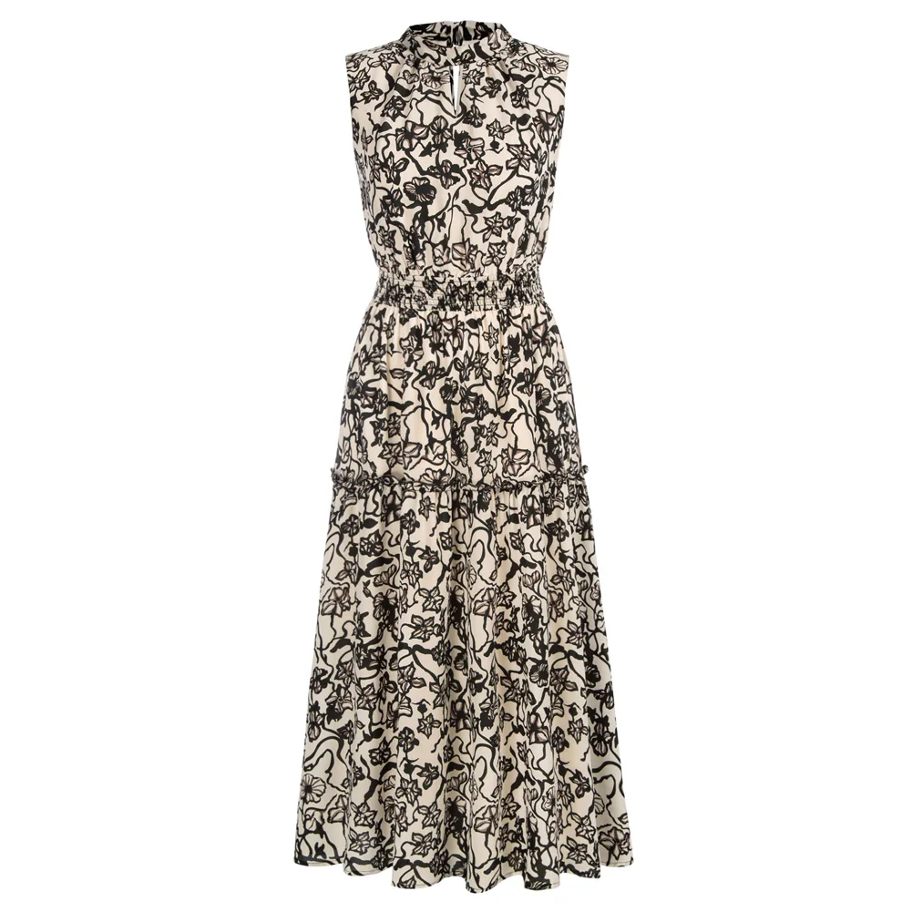 Jasambac Women Elastic Waist Dress Sleeveless Half High-Neck Flared A-Line Dress
Jasambac Women Elastic Waist Dress Sleeveless Half High-Neck Flared A-Line Dress